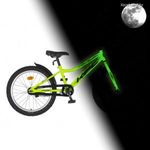 KPC FluoBike Raptor dinós VILÁGÍTÓS 20 neonzöld fluoreszkáló gyermek kerékpár fotó