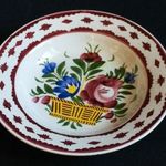 Régi Hollóházi kézzel festett porcelán falitányér 1939-1949 fotó