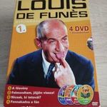 LOUIS DE FUNÉS GYŰJTEMÉNY 1. (4 DVD) - ÚJSZERŰ MAGYAR KIADÁSÚ SZINKRONOS DÍSZDOBOZOS 4 DVD RITKASÁG! fotó