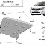 Suzuki Celerio, 2014-2018 - Motorvédő lemez fotó