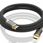 HDMI kábel, 4K Ultra High Speed, 1.5 méter, kompatibilis Apple TV, Samsung QLED TV, Xbox, PS4, 3D, ... fotó