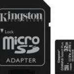 Kingston Canvas Select Plus 32GB MicroSDHC 100R A1 C10 memóriakártya + adapter - KINGSTON fotó