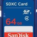 SanDisk 64GB SDXC memóriakártya Class 4 fotó