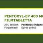 Bontatlan Pentoxyl-EP 400 mg 100 db-os fotó