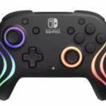 PDP Afterglow Wave, Nintendo Switch/Lite/OLED, RGB LED Lighting, Fekete, Vezeték nélküli kontroller fotó