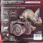 Medion 20mp digitális fényképezőgép 35x optic zoom új fotó