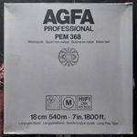 AGFA PEM 368 PROFESSIONAL FÉM ORSÓ ORSÓS MAGNÓSZALAG 18-cm AGFA FÉM ORSÓS MAGNÓ SZALAG fotó