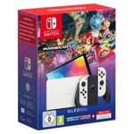 Nintendo Switch fehér OLED játékkonzol + Mario Kart 8 Deluxe + 12hónapos Nintendo Switch Online e... fotó