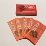 Tiger Superior hagyományos borotvapenge új Czech blades zsilet fotó