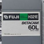 FUJI H321E BETACAM 60L 457m/1499' VIDEOKAMERA KAZETTA VIDEÓ KAZETTA (NAGYMÉRET 25, 4 x 14, 4 cm) fotó