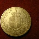 Olasz ezüst 2 lira 1887 10 gramm 0.835 fotó