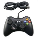 USB Gamepad, PC/PS3 kompatibilis gaming kontroller, vezetékes, fekete fotó