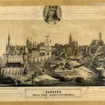 VARSÁNYI ÉS ROHN JELZÉSSEL 1853 - BÓL !!! : BUDAVÁR MÁTYÁS KIRÁLY IDEJÉBEN ! fotó