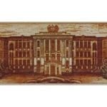 1U710 Szombathelyi kórház MARKUSOVSZKY KORHÁZ színezett rézkarc 33 x 22.5 cm fotó