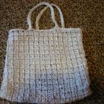 Szocialista-Kádár korabeli retro horgolt raffia bevásárló/szatyor a -60-70-es évekből fotó
