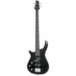 Dimavery - SB-321 E-BASS LH balkezes elektromos basszusgitár fekete ajándék puhatok fotó
