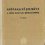 Szöveggyűjtemény a régi magyar irodalomból II. fotó