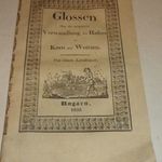 Glossen zu der wiederholten Zeiteungsnachricht Ungarn...1828 fotó