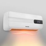 Új Fali hősugárzó termosztátos Időzíthető állítható hőmérséklet- távirányítóval 2000W max 30m² fotó
