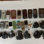Régi mobil telefonok. fotó