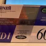 maxell UDI 60 1994 új, bontatlan magnókazetta audio kazetta fotó