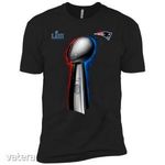 New England Patriots "Super Bowl LIII" trófea férfi póló (M vagy L) USA - új! fotó