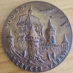 MÉE - 1983 - Hegyesd vára - Keszthelyi Éremgyűjtő Csoport bronz emlékérem fotó