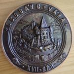 MÉE - 1985 - Csobánc vára - Keszthelyi Éremgyűjtő Csoport bronz emlékérem fotó