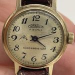 CORNAVIN 17 Jewels Shockrisistant Vastagon Aranyozott Női Karóra / Óra Bőr Szíjjal SZÉPEN JÁR! fotó