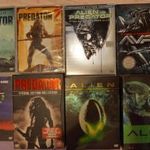 Alien 1, 2, 3, 4 DVD diszdoboz, Predator 1, 2 DVD diszdoboz, AVP 1-2 DVD slipes diszdoboz!!!OLVASD EL!!! fotó
