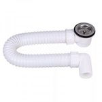 Texo zuhanytálca szifon flexibilis csővel - Ø 5/4" X 0, 5 M X Ø 40 mm fotó