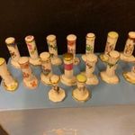 Herendi porcelán - cigaretta oltó és egyben minta gyűjtemény - 16 darabos tétel antik és mai darabok fotó