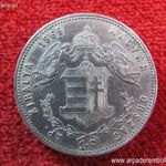 FERENC JÓZSEF 1 FORINT 1869 KB, EZÜST: 12, 3g; nsz+ fotó