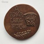 A kosárlabda sportért 1942-1992 / Kosárlabda Szövetség érem plakett fotó