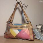 FOSSIL multicolor valódi bőr, elegáns táska fotó