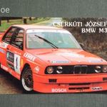 Kártyanaptár, Hungária Biztosító, Cserkúti József BMW M3 Rally versenyautó, 1992 fotó