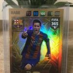 Panini 2017/18 fifa 365 Messi top master kártya fotó