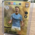 Panini 2018/19 fifa 365 De Bruyne top master kártya fotó