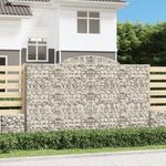 5 db íves horganyzott vas gabion kosár 300x30x180/200 cm fotó