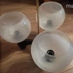 Retró szarvasi 3 ágú gömb csillár fotó