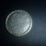 Csepel SC 50 éves évfordulóra kiadott ezüstözött bronz emlékérem eladó! fotó