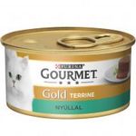 GOURMET GOLD Nyúllal terrine nedves macskaeledel 85g fotó