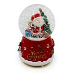 Karácsonyi mini hógömb - Mikulás / 8 cm fotó