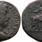 Marcus Aurelius 161-180 Sestertius, Jupiter, Római Birodalom, ritka fotó