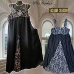 50 moletti Ulla Popken elegáns maxi ruha_moletti Ulla flitteres színházi alkalmi ruha_126-131 fotó