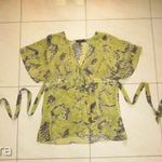 TED BAKER női alkalmi felső 100% SELYEM M 3 ZÖLD fotó