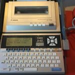 Canon X-07 hordozható személyi számítógép 1983-ból, az elsők közül fotó