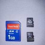 SD - MicroSD memóriakártyák 3db egyben fotó