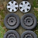Renault acélfelni 6Jx15 ET43 ML60 4x100 + dísztárcsa fotó