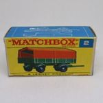 Matchbox [RW] #1 Mercedes-Benz Trailer ['F' doboz] - csak doboz! fotó